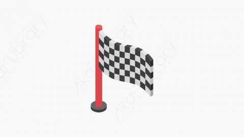 图片素材-075_赛车旗_racing_flag