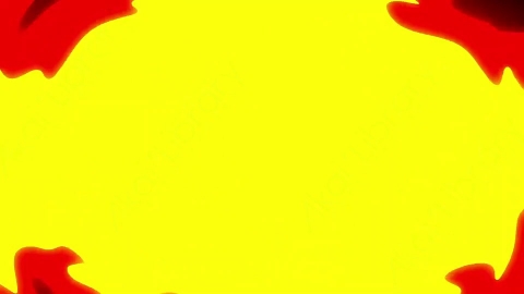 AE模板-手绘卡通过渡转场动画Fire 06火焰