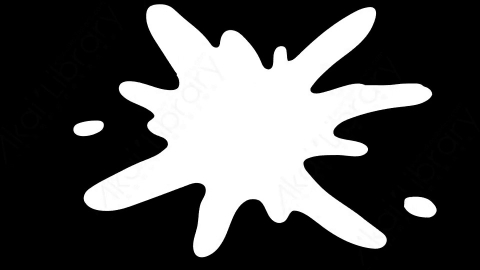 AE模板-手绘卡通过渡转场动画Splash液态