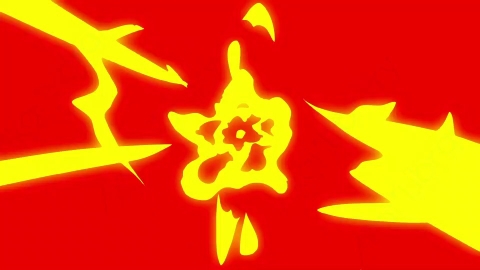 AE模板-手绘卡通过渡转场动画Transition 06火焰