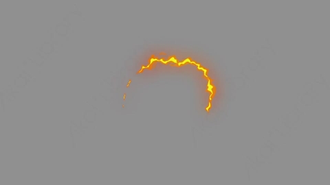 AE模板-卡通二维能量火焰闪电元素Effects_22