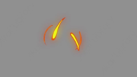 AE模板-卡通二维能量火焰闪电元素Effects_43