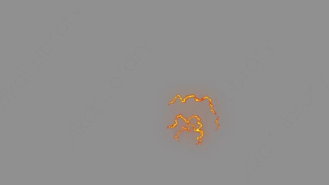 AE模板-卡通二维能量火焰闪电元素Effects_49