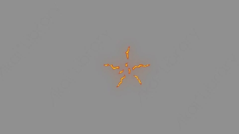 AE模板-卡通二维能量火焰闪电元素Effects_53