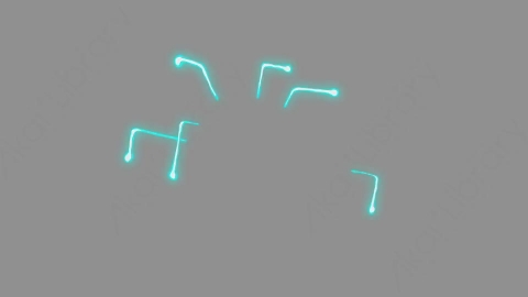 AE模板-卡通二维能量火焰闪电元素FX_24