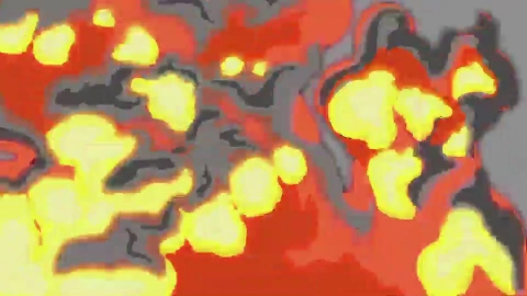 AE模板-卡通二维火焰元素Fire_FX_07