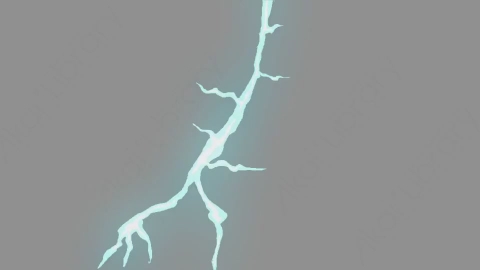 AE模板-卡通二维闪电元素Lighting_FX_01