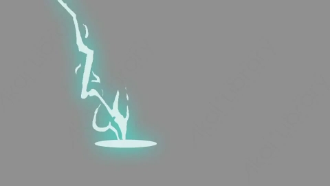 AE模板-卡通二维闪电元素Lighting_FX_08