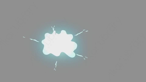 AE模板-卡通二维闪电元素Lighting_FX_09