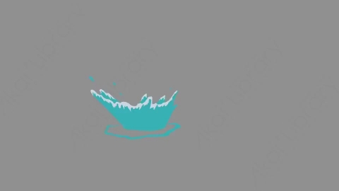 AE模板-手绘卡通液体元素Water_FX_01