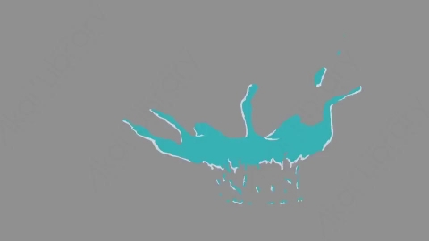AE模板-手绘卡通液体元素Water_FX_05