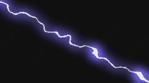 AE模板-卡通手绘闪电能量元素Electricity_01