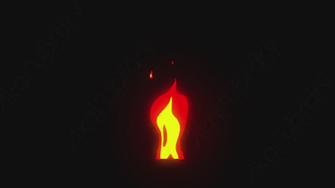 AE模板-卡通手绘火焰燃烧元素Fire_01