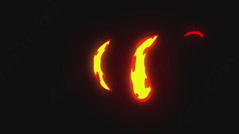 AE模板-手绘卡通火焰元素Fire_01