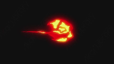 AE模板-卡通手绘动态火焰燃烧元素Flame_01_Flame