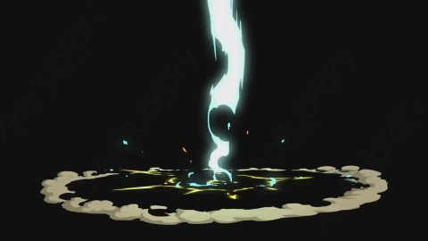 视频素材-卡通手绘动态能量爆炸元素动画Mix_01