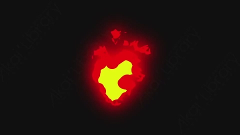 AE模板-卡通手绘火焰燃烧元素fire_01