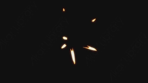 视频素材-卡通手绘火花元素sparks_01