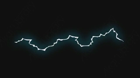 AE模板-卡通动态闪电元素Electric_02