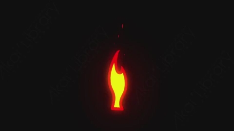 AE模板-卡通手绘火焰燃烧元素Fire_02