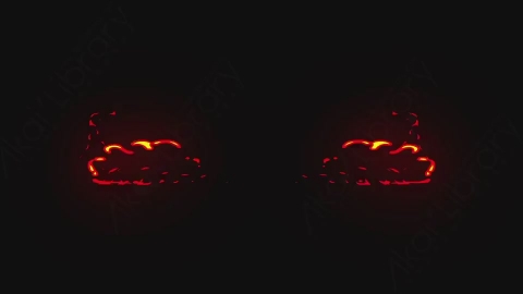 AE模板-手绘卡通动态火焰元素Fire_02