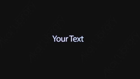 AE模板-手绘卡通发光涂鸦霓虹灯文字标题Text_02