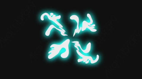 AE模板-手绘卡通能量爆炸元素Explosion_03