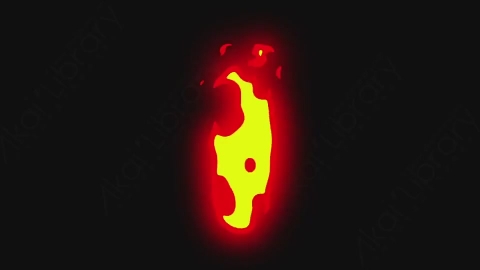 AE模板-手绘卡通火焰元素Flame_03