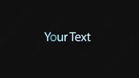 AE模板-手绘卡通发光涂鸦霓虹灯文字标题Text_03