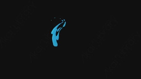 视频素材-卡通手绘动态液体飞溅元素WATER_03