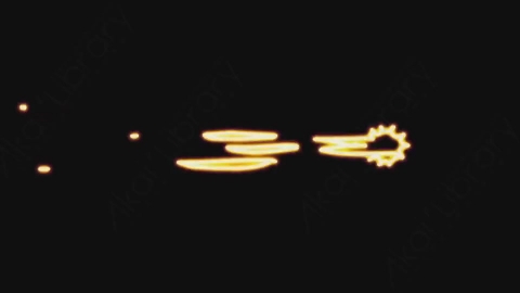 AE模板-手绘卡通发光涂鸦霓虹灯开枪效果Gun_Shot_04