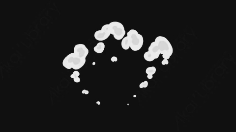 AE模板-手绘卡通烟雾元素Smoke_03
