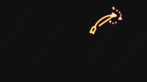 AE模板-手绘卡通发光涂鸦霓虹灯符号元素Symbol_04