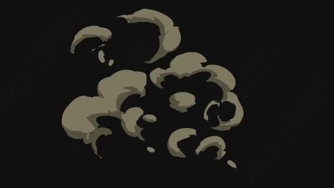 视频素材-卡通手绘爆炸元素exploision_04