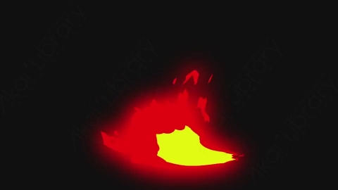 AE模板-卡通手绘火焰燃烧元素fire_04