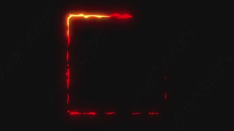 AE模板-卡通手绘动态火焰燃烧元素Flame_05_Flame