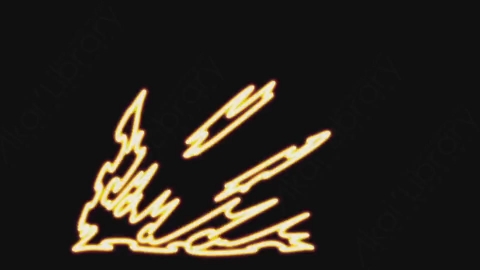 AE模板-手绘卡通发光涂鸦霓虹灯火花元素Friction_05