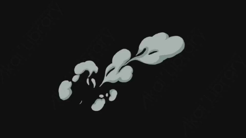 视频素材-卡通手绘动态烟雾元素SMOKE_05