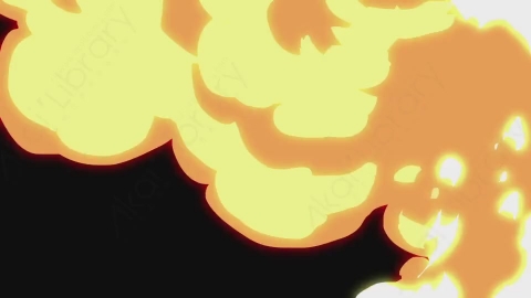 视频素材-卡通手绘火焰燃烧元素fire_05
