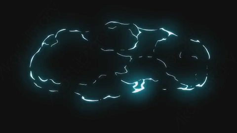 AE模板-手绘卡通闪电能量元素Electric_06