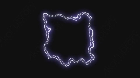 AE模板-卡通手绘闪电能量元素Electricity_06