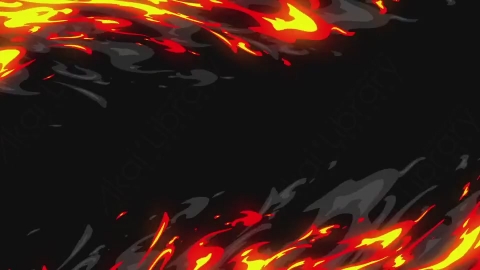 AE模板-手绘卡通火焰元素Fire_06