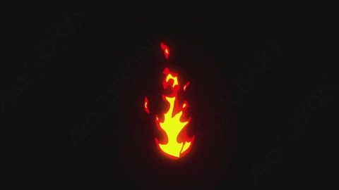 AE模板-卡通手绘火焰燃烧元素Fire_06