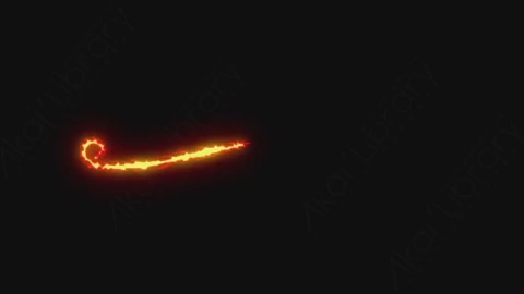 AE模板-卡通手绘动态火焰燃烧元素Flame_06_Flame