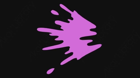AE模板-手绘卡通多彩液体飞溅元素Splat_06