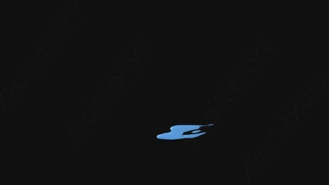 视频素材-卡通手绘动态液体飞溅元素WATER_06