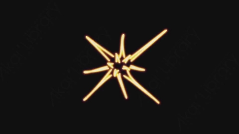 AE模板-手绘卡通发光涂鸦霓虹灯能量爆炸元素Explode_07