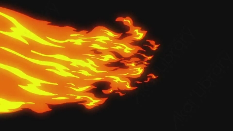 视频素材-卡通手绘动态火焰燃烧元素FIRE_08