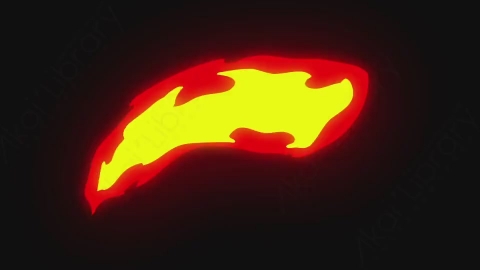 AE模板-手绘卡通火焰元素Fire_08