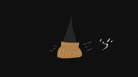 AE模板-卡通手绘万圣节派对元素Halloween_08